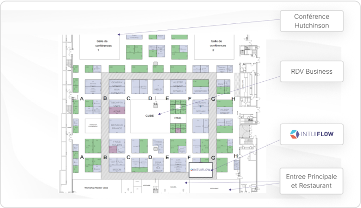 Where to find us at the event