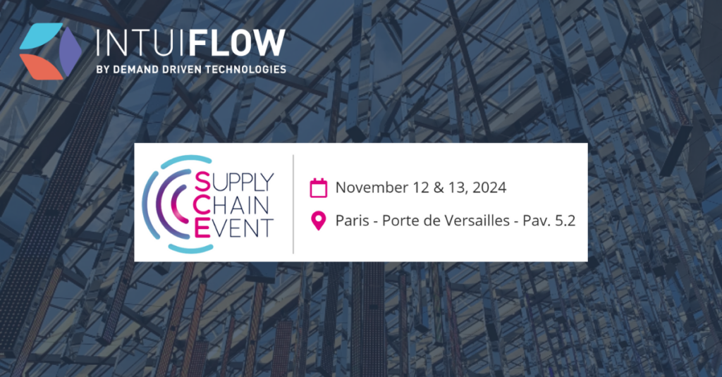Promotional graphic for the 2024 Supply Chain Event in Paris