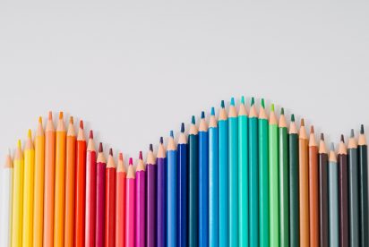 Colored Pencil Wave